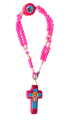 Terço de pulso infantil com fecho