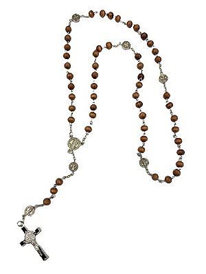 Terço São Bento na caixa acrílico