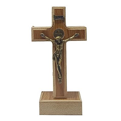 Crucifixo Parede e Mesa MDF 11,7cm