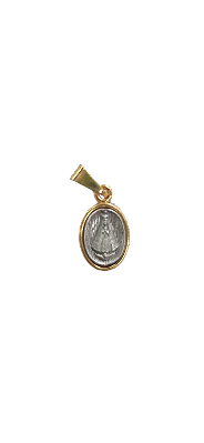 Medalha Oval Nossa Senhora Aparecida 12 mm