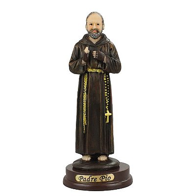 Imagem São Padre Pio 13cm