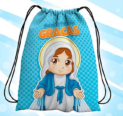 Sacochila Infantil Nossa Senhora das Graças