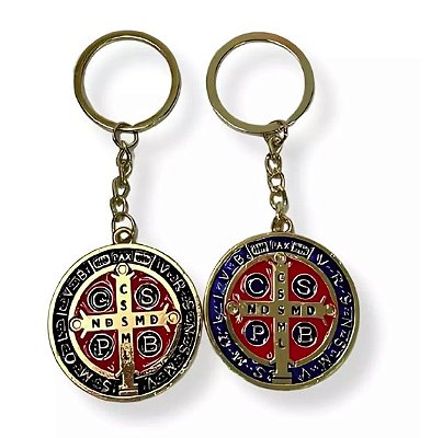 Chaveiro medalha Sao Bento