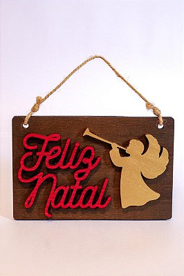 Placa feliz natal