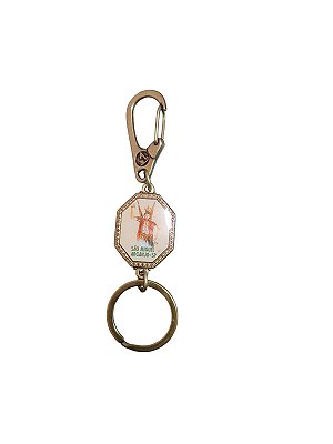 Chaveiro Oitavado Personalizado De São Miguel Arcanjo