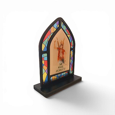 Adorno Vitral MDF Personalizado São Miguel