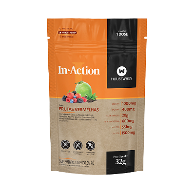IN-ACTION - Frutas Vermelhas - sachê individual 32g