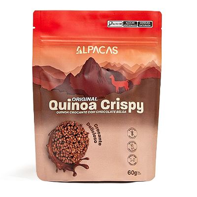 ALPACAS - Quinoa Crispy chocolate belga Original - 60g