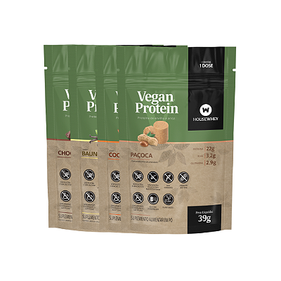 KIT DEGUSTE VEGAN PROTEIN - 5 SABORES