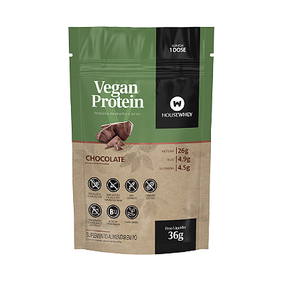 VEGAN PROTEIN CHOCOLATE - caixa com 15 sachês de 36g