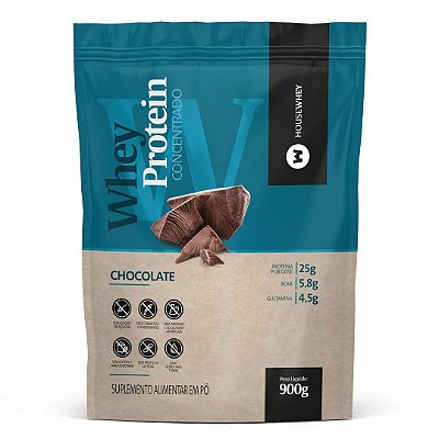 WHEY PROTEIN CONCENTRADO - CHOCOLATE - 900g