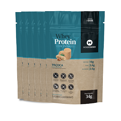 WHEY PROTEIN CONCENTRADO - MIX DE SABORES - caixa com 15 sachês de 34g