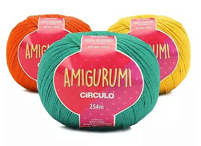 S.O.S Aviamentos - Fio Amigurumi Circulo 254m (Diversas Cores)