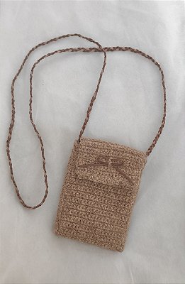 Bolsa carteira Juta em crochê