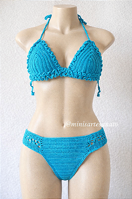 Biquíni em crochê tamanho P