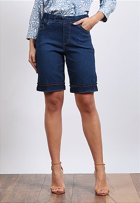 BERMUDA JEANS MOLETOM