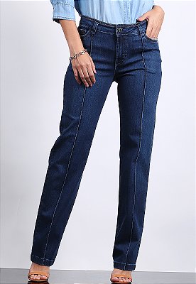 CALÇA RETA FRISO