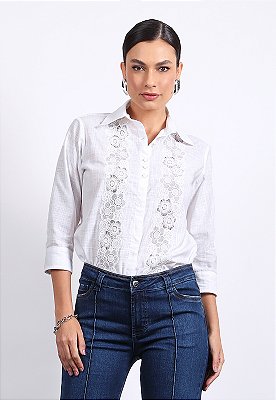 CAMISA RENDA