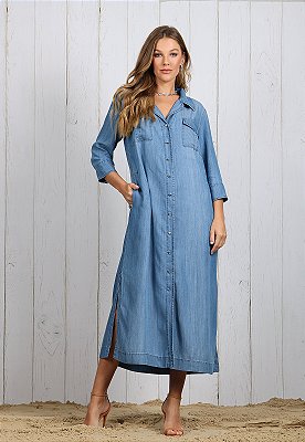VESTIDO CHEMISE MODAL