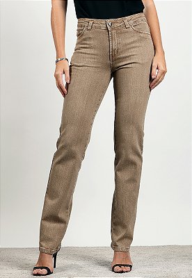 CALÇA RETA BROWN