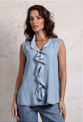 BLUSA MODAL BABADO