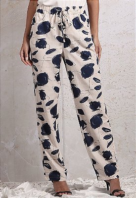 CALÇA PIJAMA FLORAL