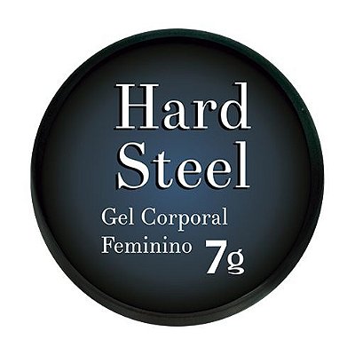 Hard Steel 7g Excitante Feminino Gel Sensação Hot Esquenta com Vibração