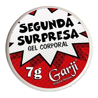 Segunda Surpresa 7G Gel Excitante Unissex Esquenta e Esfria