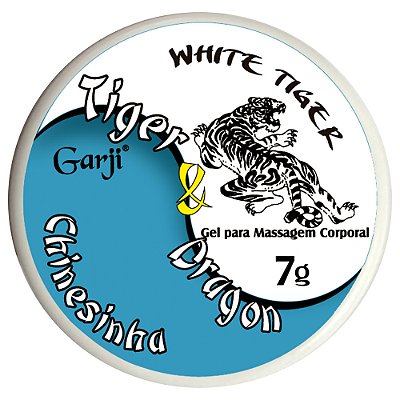 Chinesinha Tiger e Dragon White Tiger Gel Excitante Íntimo Ice 7g