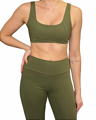 Top Júlia Verde Militar