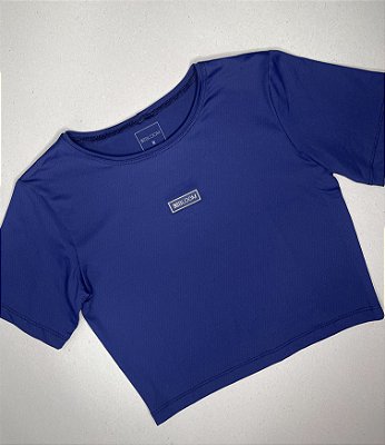Cropped Lu Azul Navy