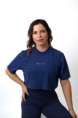 Cropped Over Azul Vincenzo