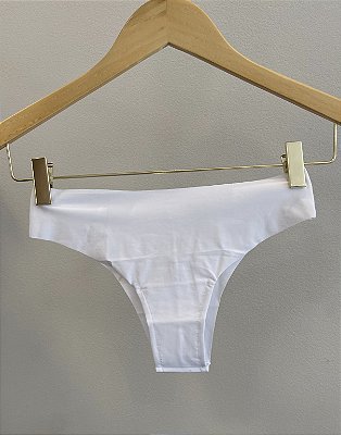Calcinha Biquíni sem costura Branca