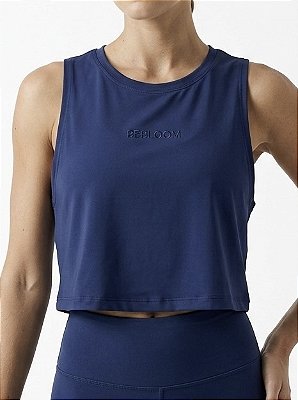 Cropped Regata Basic Azul Vincenzo