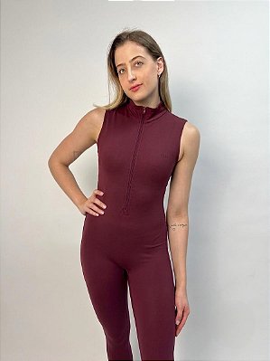 Macacão Valentina Merlot