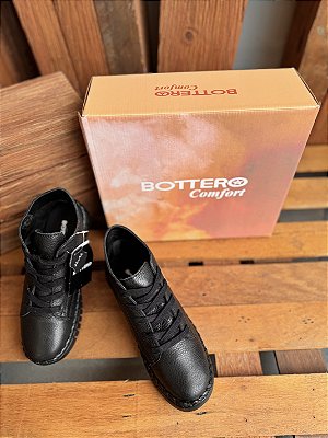337309 BOTA CANO BAIXO COURO BURNISH PRETO