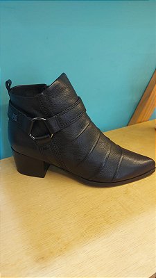 349305 BOTA CANO BAIXO COURO BURNISH PRETO