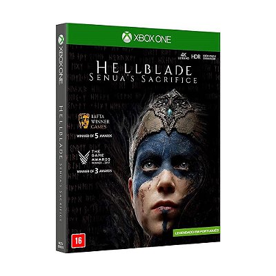 Jogo Hellblade: Senua's Sacrifice - Xbox One Mídia Física Novo Lacrado