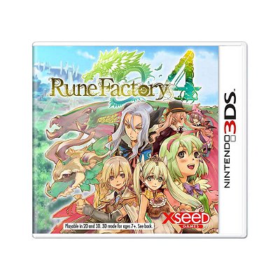 Jogo Rune Factory 4 - USA 3DS USADO