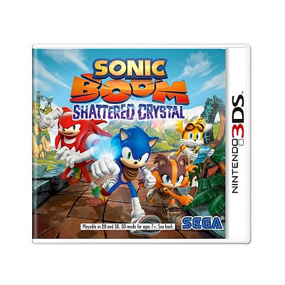 Jogo Sonic Boom: Shattered Crystal - USA 3DS USADO