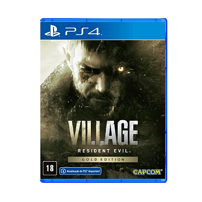 Jogo Resident Evil Village Gold Edition PS4 Midia Fisica Novo Lacrado