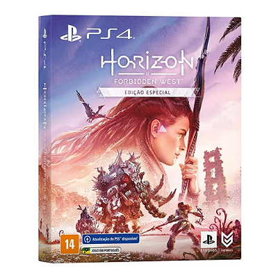 Jogo Horizon Forbidden West Edição Especial - [Steelbook]-  PS4 Novo Lacrado