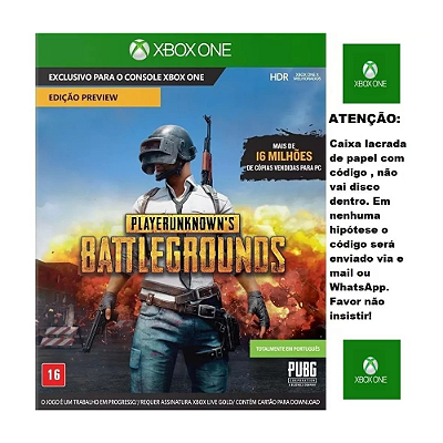 Jogo Playerunknown's Battlegrounds Código (Edição Preview) Novo Lacrado