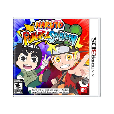 Jogo Naruto Powerful Shippuden - 3DS USADO