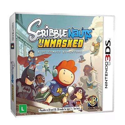 Jogo Scribblenauts Unmasked - 3DS USADO