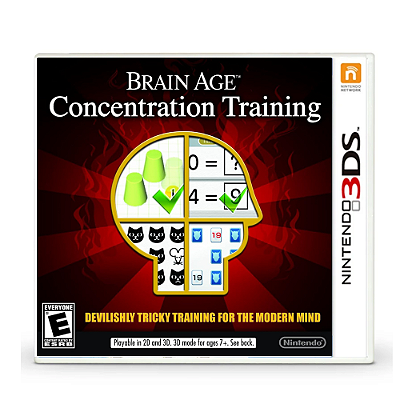 Jogo Brain Age Concentration Training 3DS Novo Lacrado
