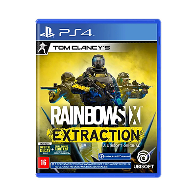 Jogo Tom Clancy’s Rainbow Six Extraction - PS4 Midia Fisica Novo Lacrado
