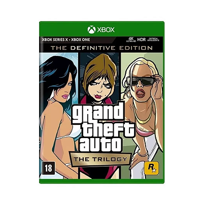Jogo GTA The Trilogy The Definitive Edition Xbox One Mídia Física Novo Lacrado