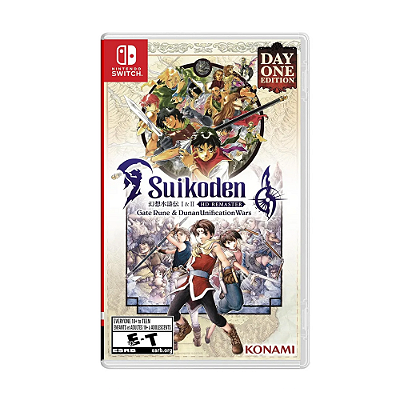 Jogo Suikoden I&II HD Remaster Gate Rune And Dunan Unification Wars - Nintendo Switch Usado