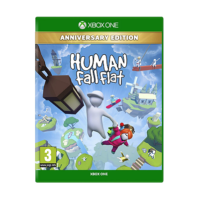 Jogo Human Fall Flat - Anniversary Edition - Xbox One Novo Lacrado